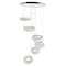 Cwi Lighting Madeline LED Chandelier With Chrome Finish 1044P24-601-R-6C - alternate 6